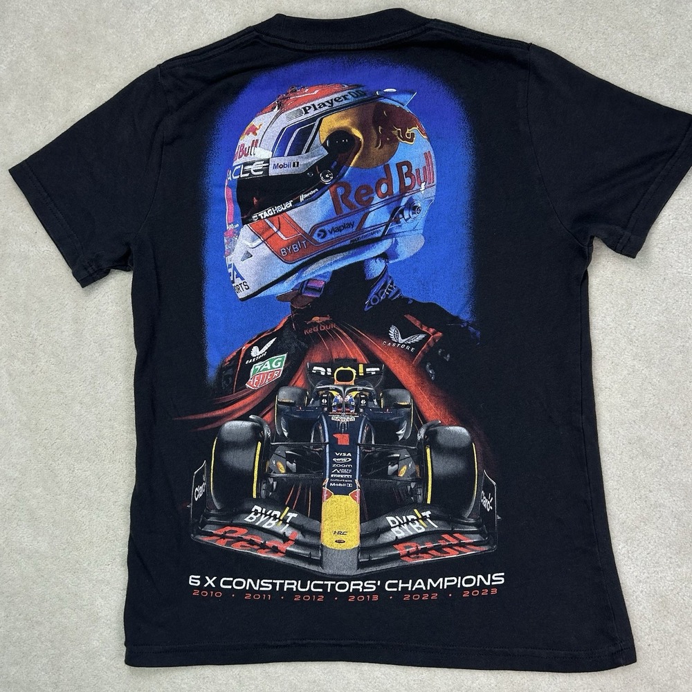 Abercrombie & Fitch Formula 1 Racing Red Bull Verstappen TShirt Youth 13/14
